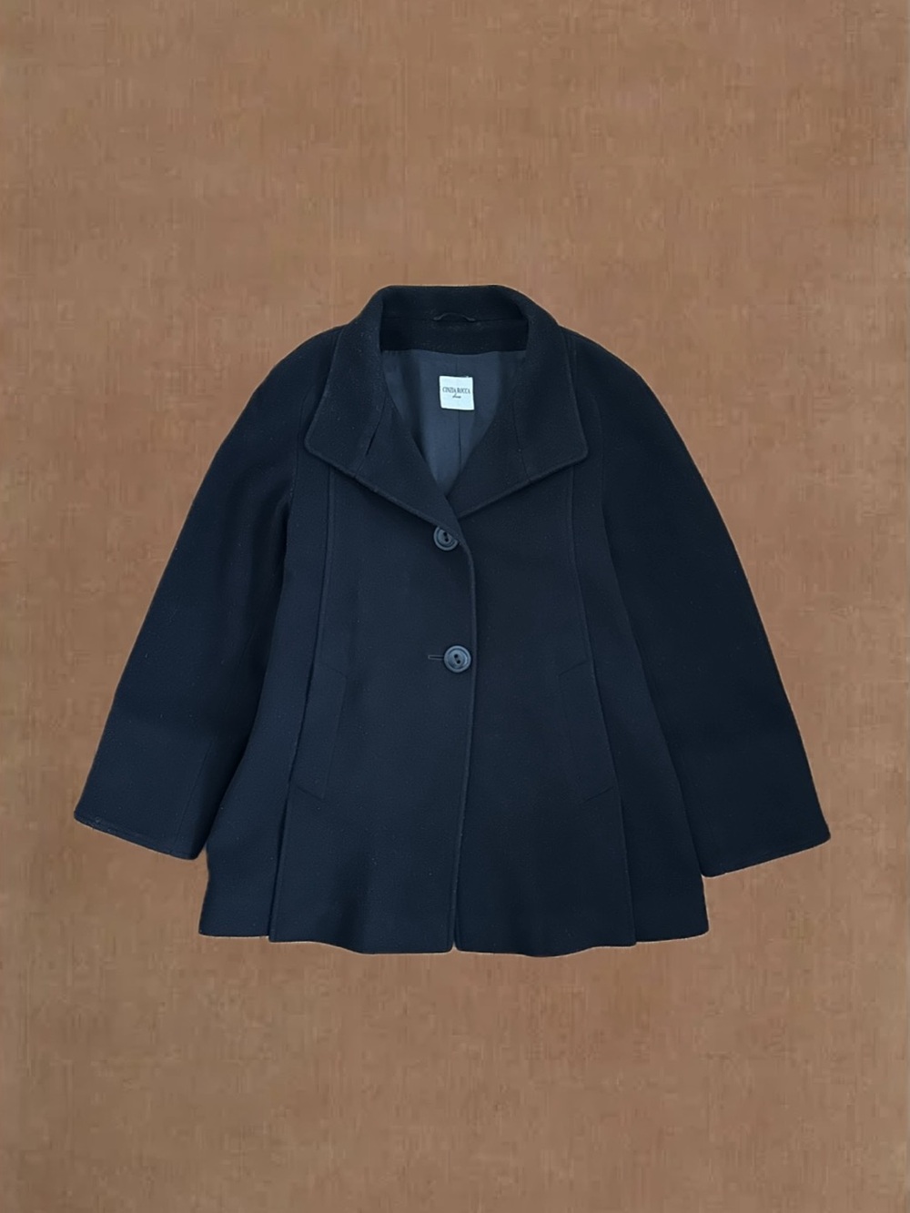 Cinzia Rocca Wool Button Coat